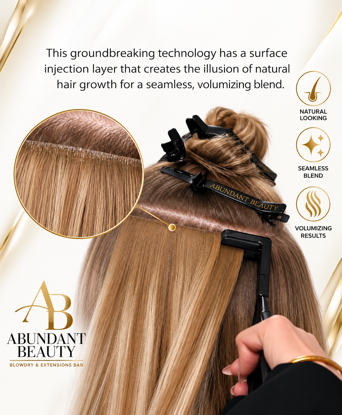 INVISIBLE TAPE-IN WEFTS