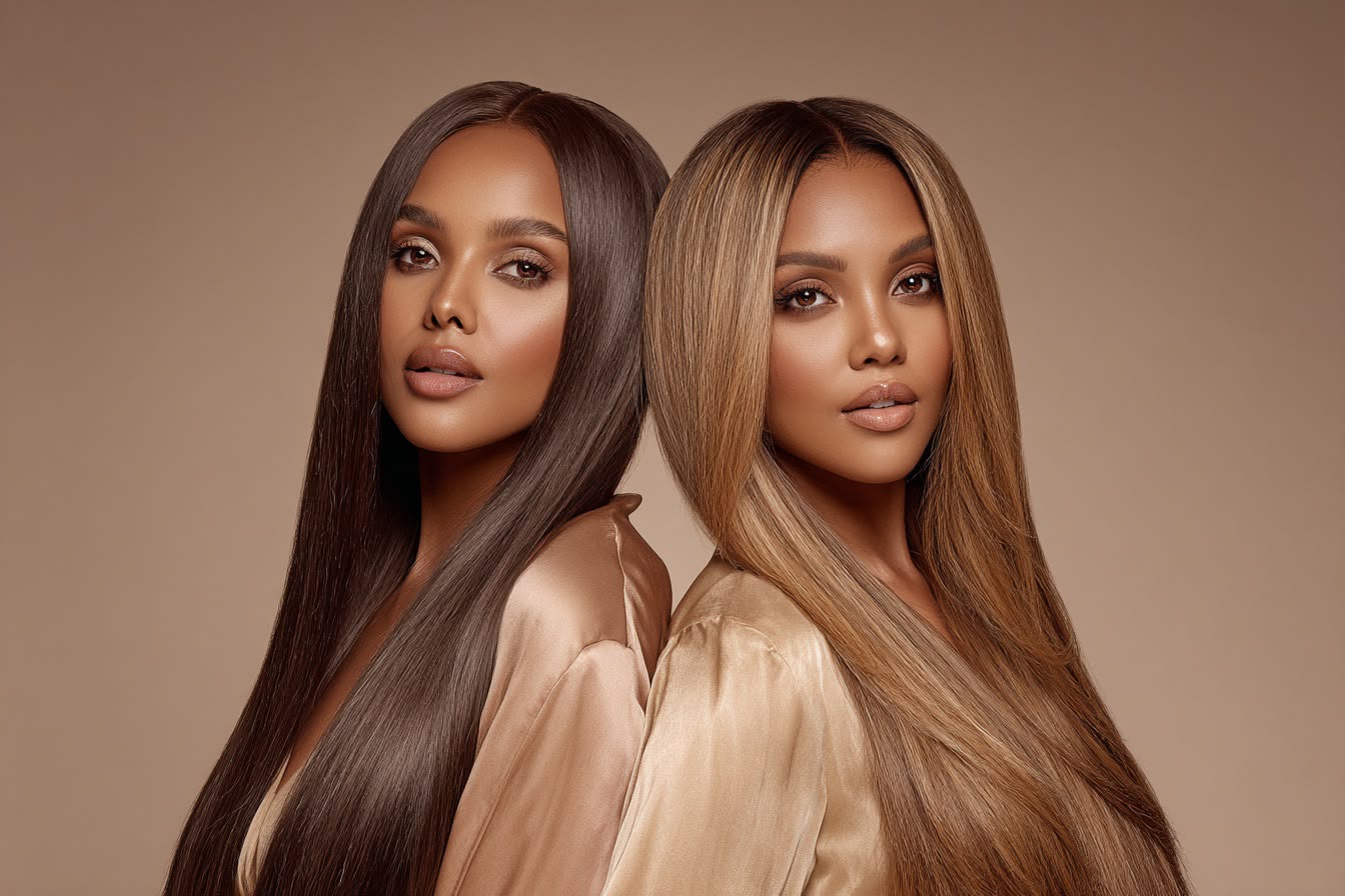 Straight Hair → Wigs.