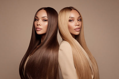 Straight Hair → Wigs.