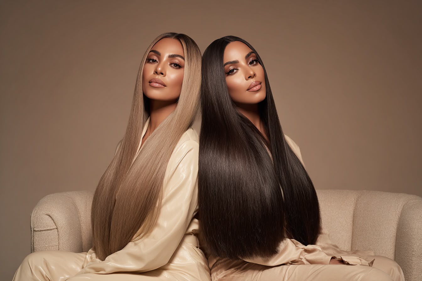 Straight Hair → Wigs.