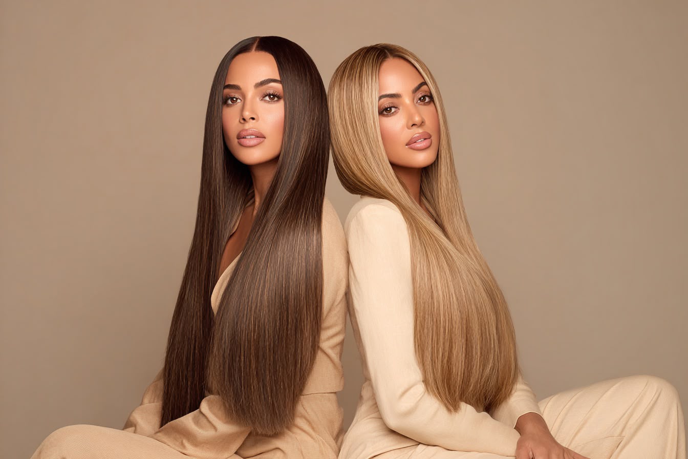 Straight Hair → Wigs.