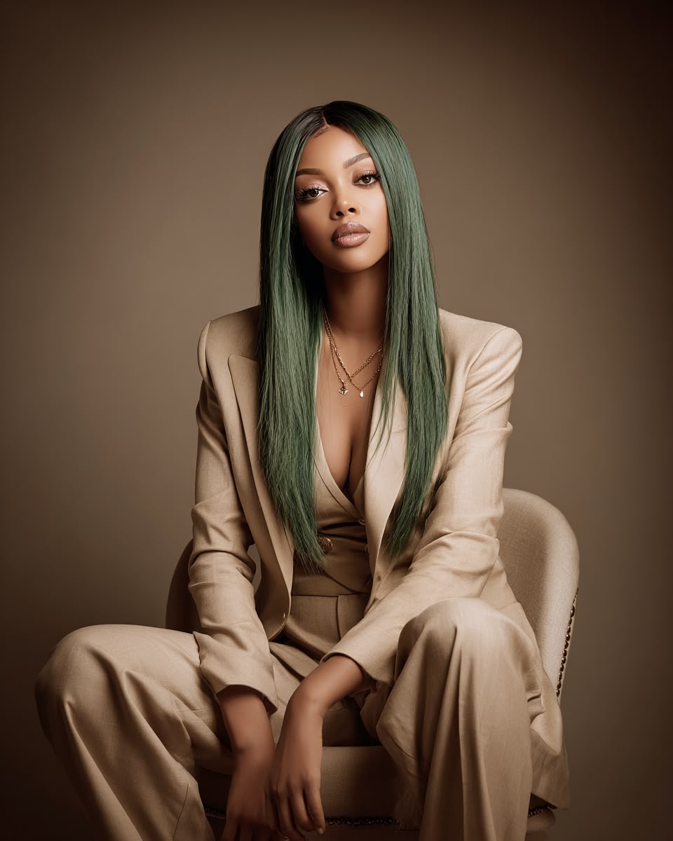 Straight Hair → Wigs.