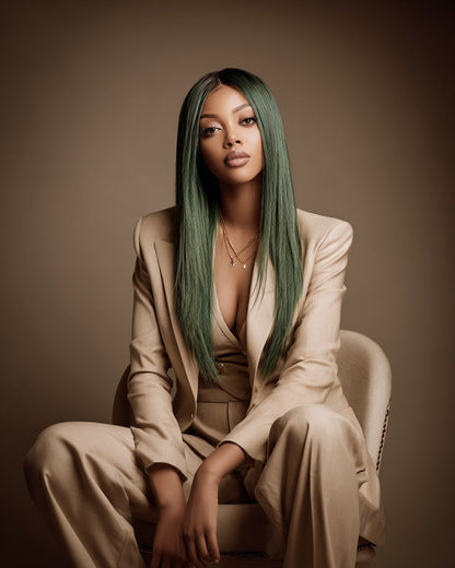 Straight Hair → Wigs.
