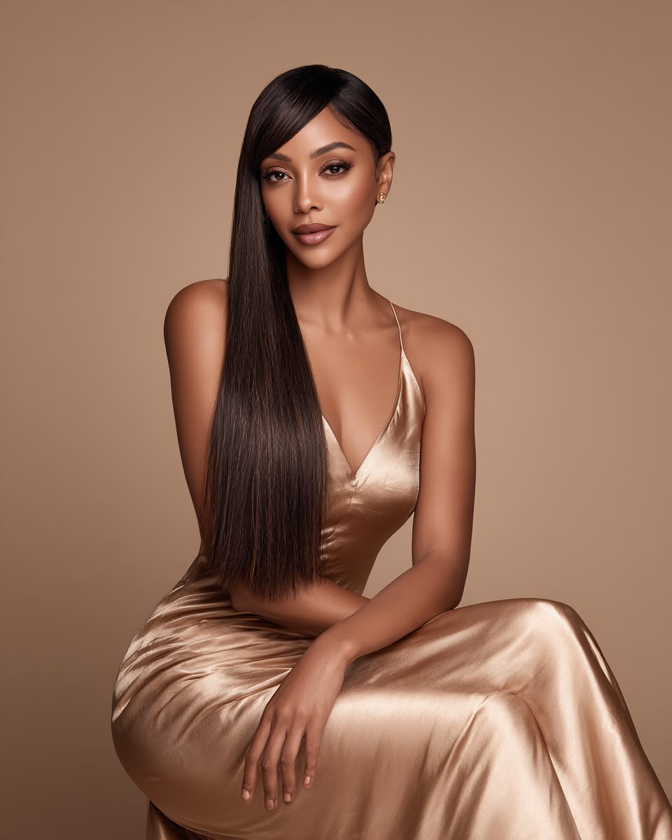 Straight Hair → Wigs.