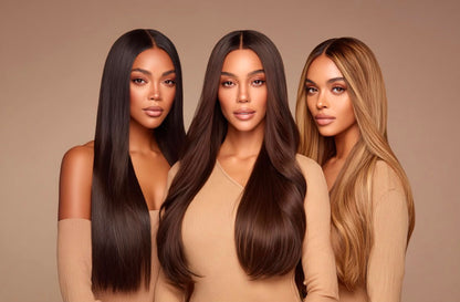 Straight Hair → Wigs.